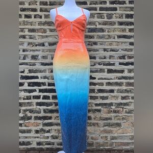 Elegant Ombre Maxi Dress